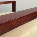 Poltrona in legno e tessuto beige, 1930 ca.