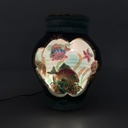 Lampada da tavolo in ceramica smaltata, 1950 ca.