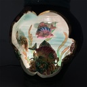 Lampada da tavolo in ceramica smaltata, 1950 ca.