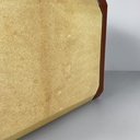 Valigia in pelle beige e marrone, 1960 ca.