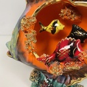 Scultura a forma di pesce in ceramica, 1950 ca.