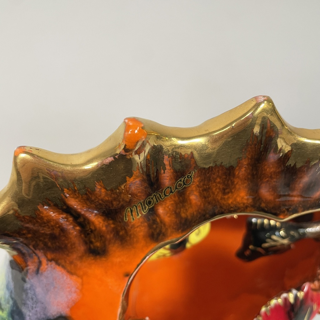 Scultura a forma di pesce in ceramica, 1950 ca.