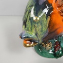 Scultura a forma di pesce in ceramica, 1950 ca.