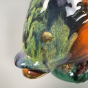 Scultura a forma di pesce in ceramica, 1950 ca.