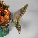 Scultura a forma di pesce in ceramica, 1950 ca.