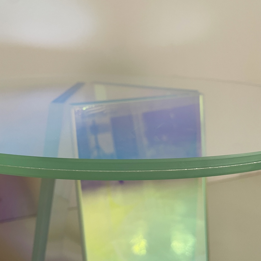 Tavolo da caffè Shimmer di Patricia Urquiola per Glas, 2010 ca.