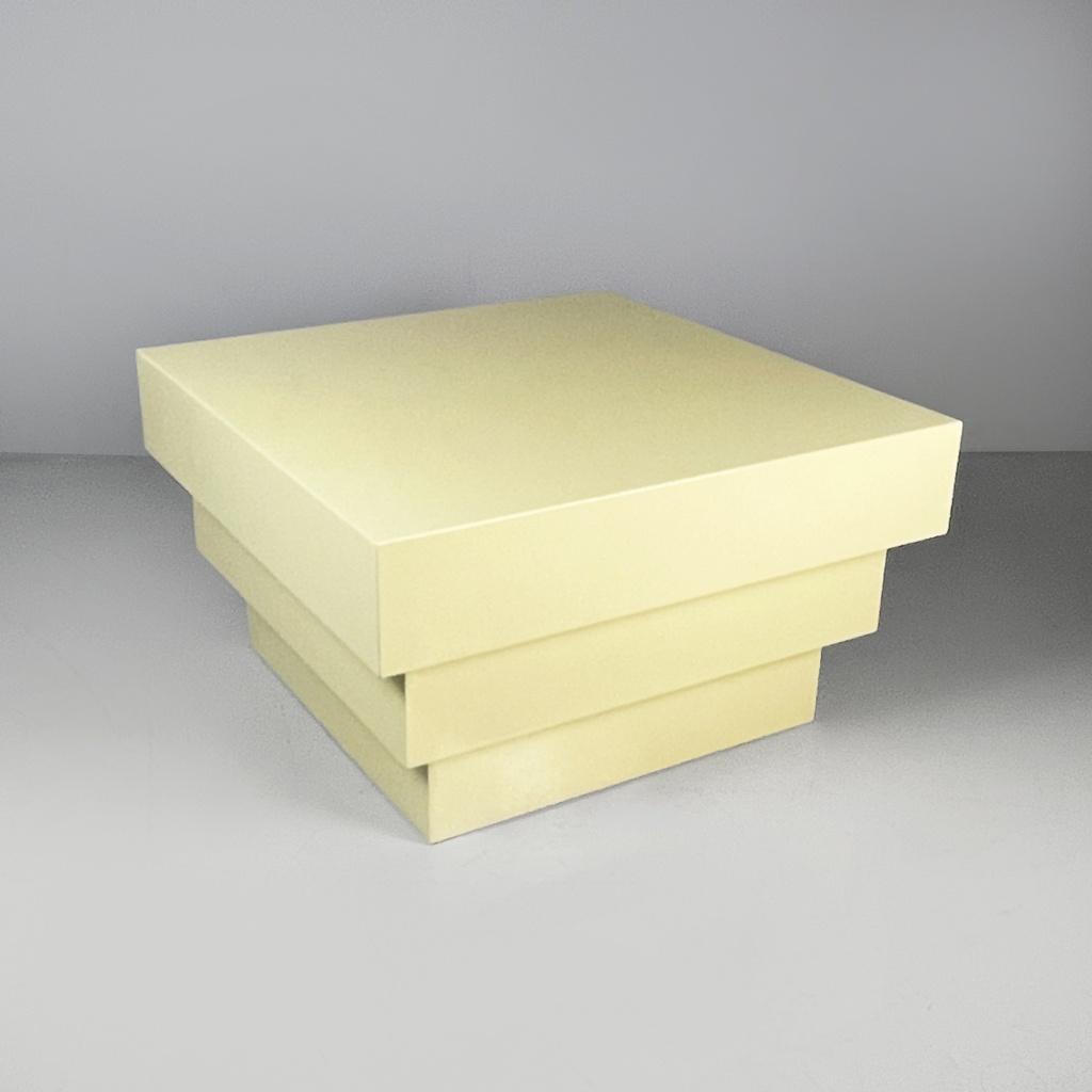 Piedistallo in legno giallo chiaro, 1980 ca.