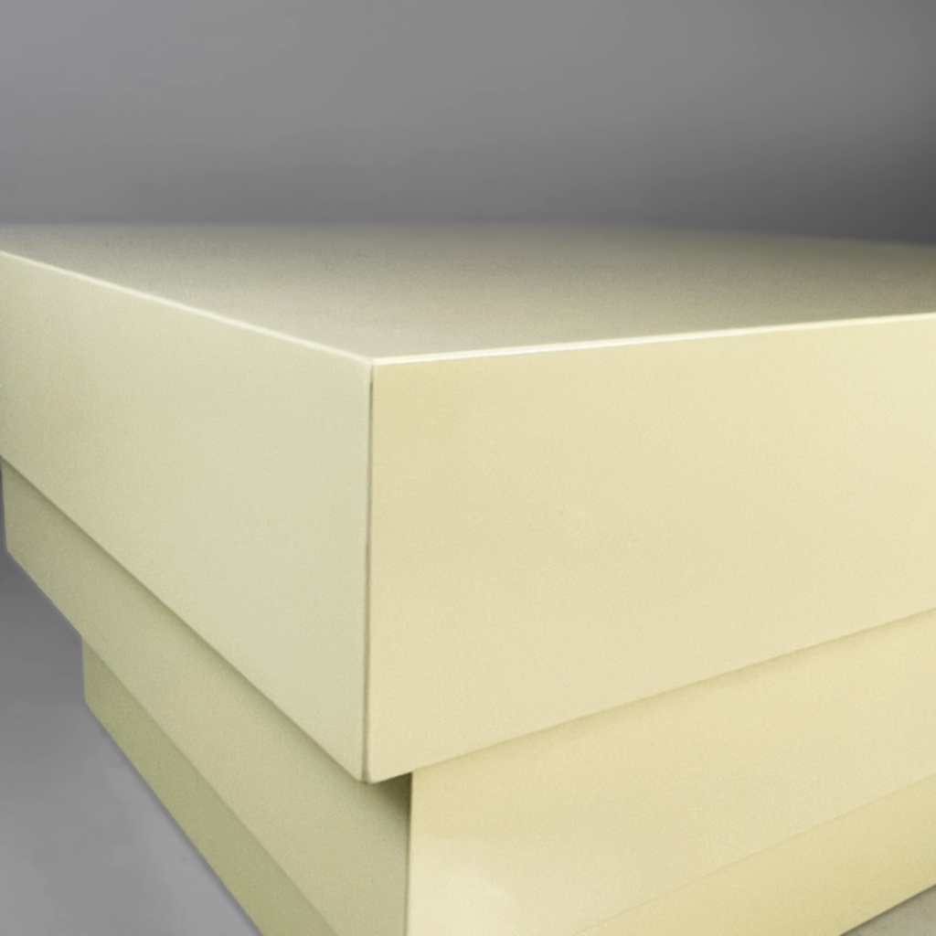 Piedistallo in legno giallo chiaro, 1980 ca.