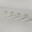 Bicchieri in vetro, 1930 ca.