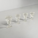 Bicchieri in vetro, 1930 ca.