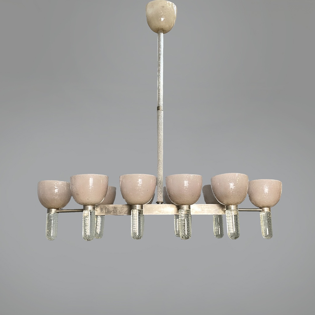Lampadario di Archimede Seguso, 1950 ca.