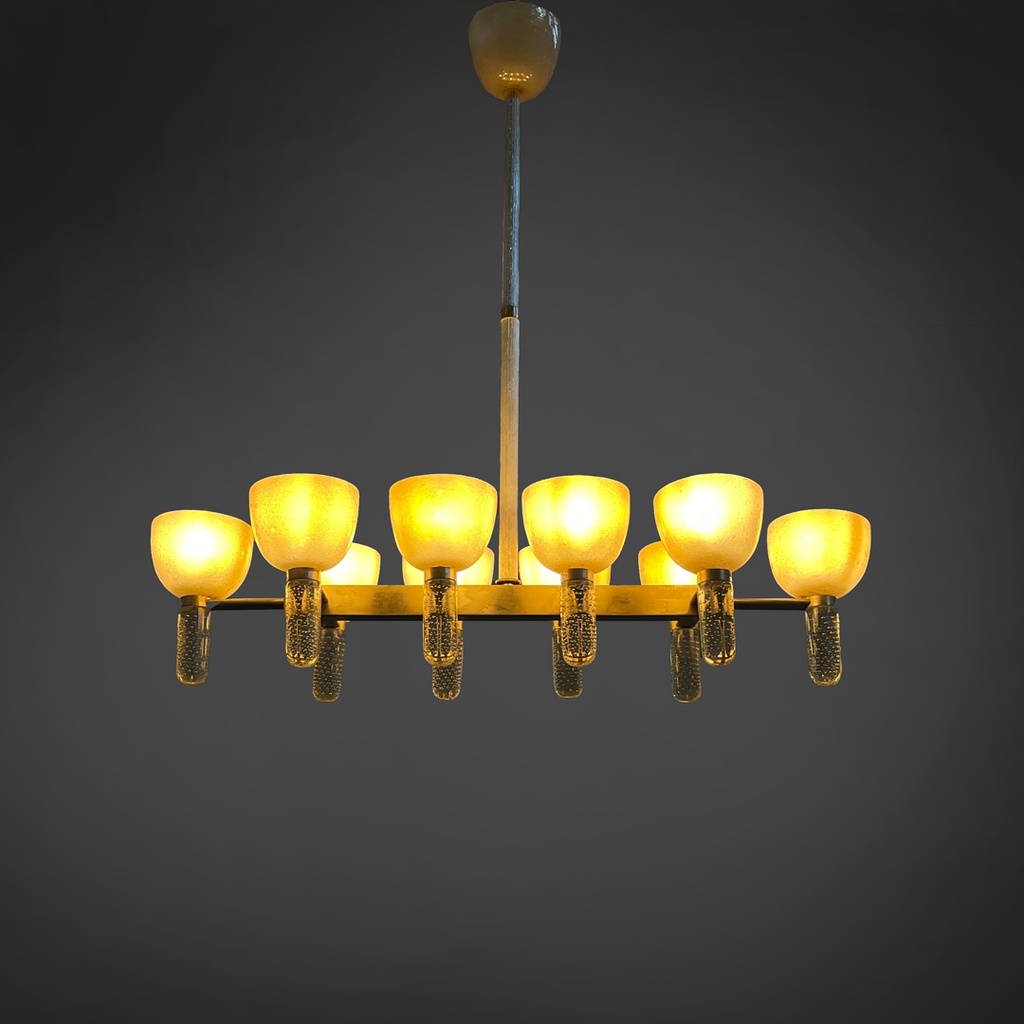 Lampadario di Archimede Seguso, 1950 ca.