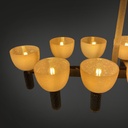 Lampadario di Archimede Seguso, 1950 ca.