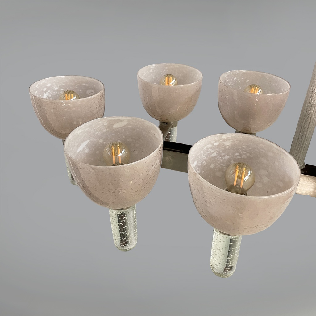 Lampadario di Archimede Seguso, 1950 ca.