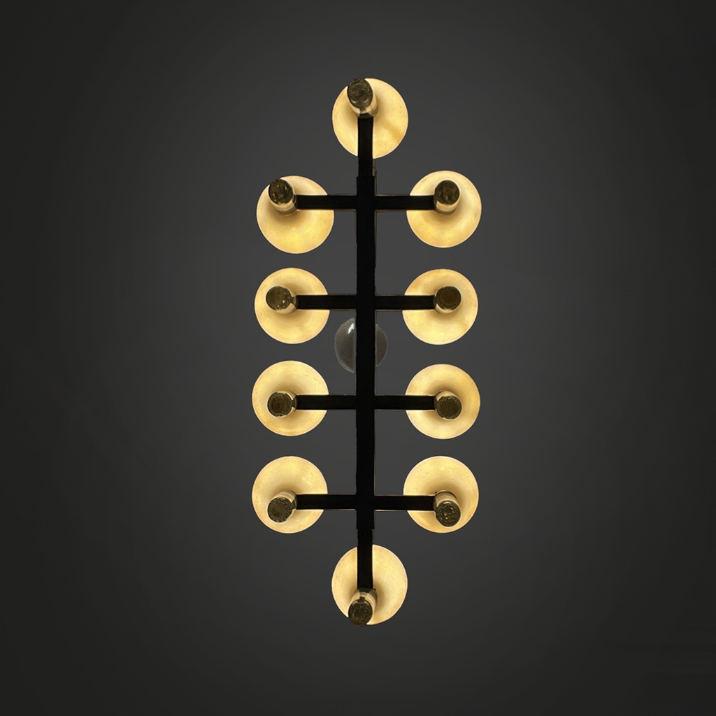 Lampadario di Archimede Seguso, 1950 ca.