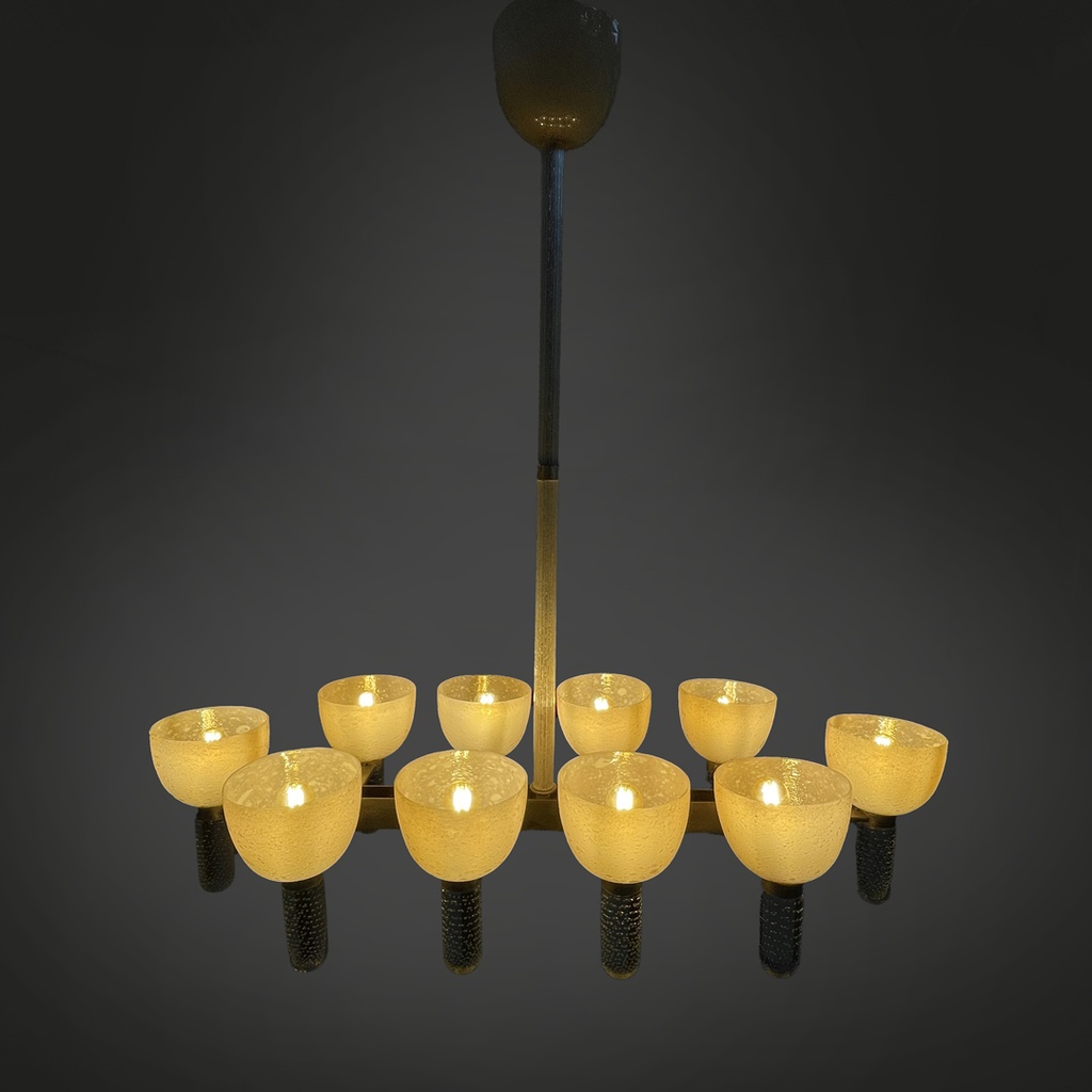 Lampadario di Archimede Seguso, 1950 ca.