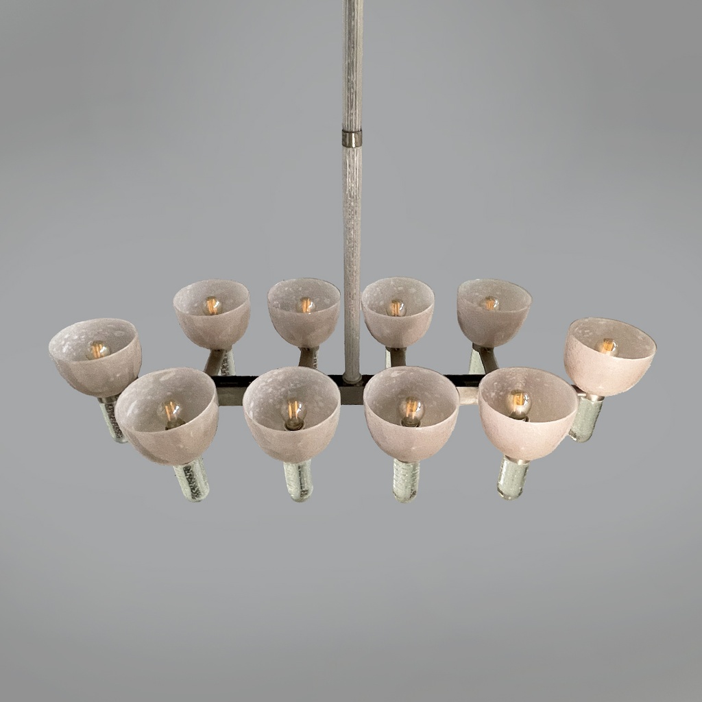 Lampadario di Archimede Seguso, 1950 ca.