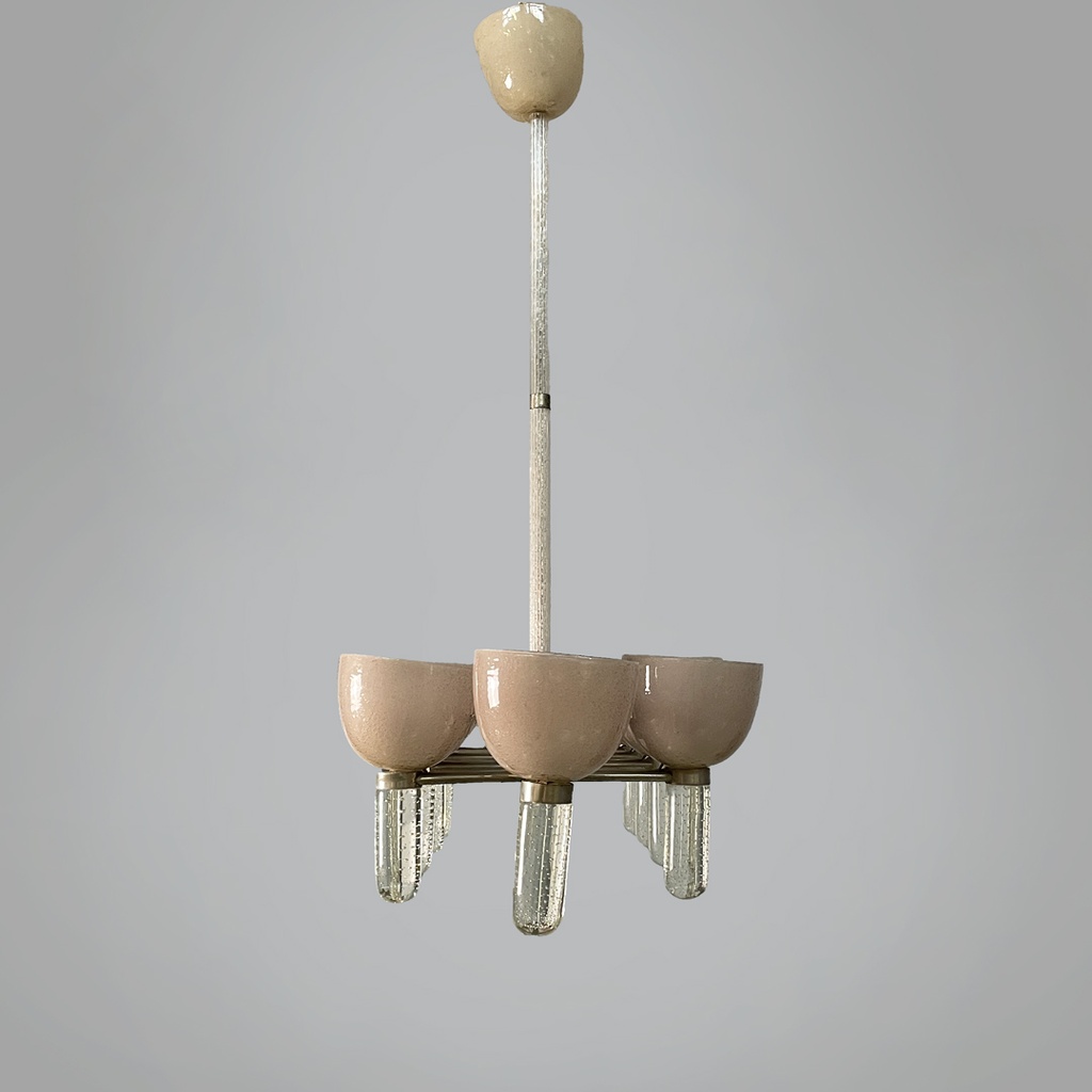 Lampadario di Archimede Seguso, 1950 ca.