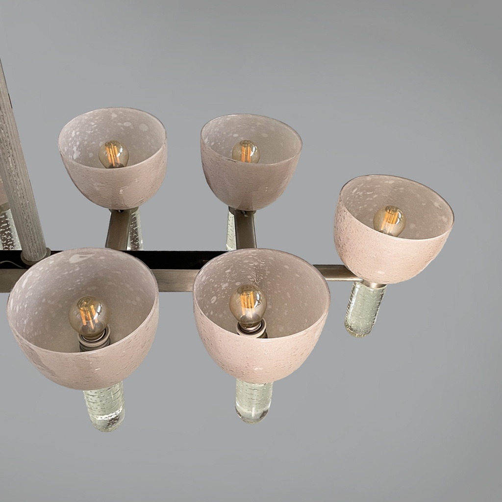 Lampadario di Archimede Seguso, 1950 ca.