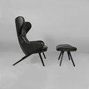 Poltrona con pouf P22 di Patrick Norguet per Cassina, 2010 ca. 