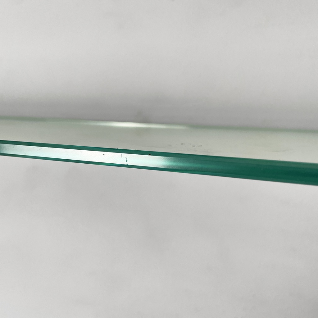 Mensola in vetro e ottone, 1930 ca.