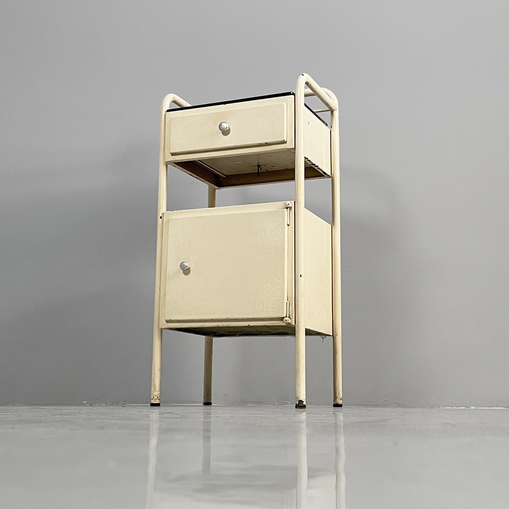 Sideboard in ferro e vetro, 1940 ca.