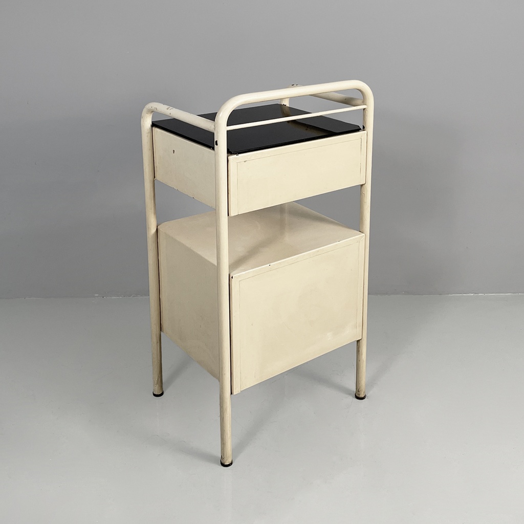 Sideboard in ferro e vetro, 1940 ca.