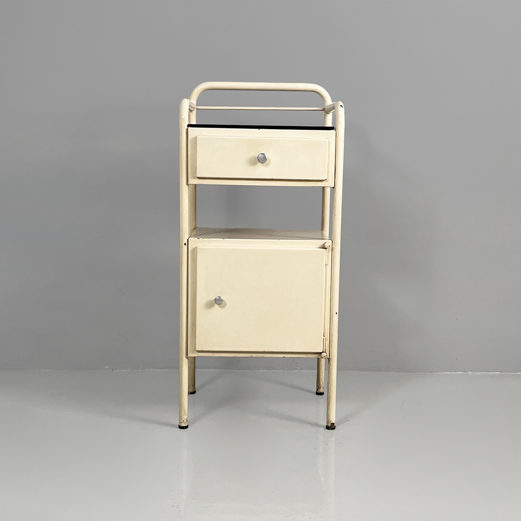 Sideboard in ferro e vetro, 1940 ca.