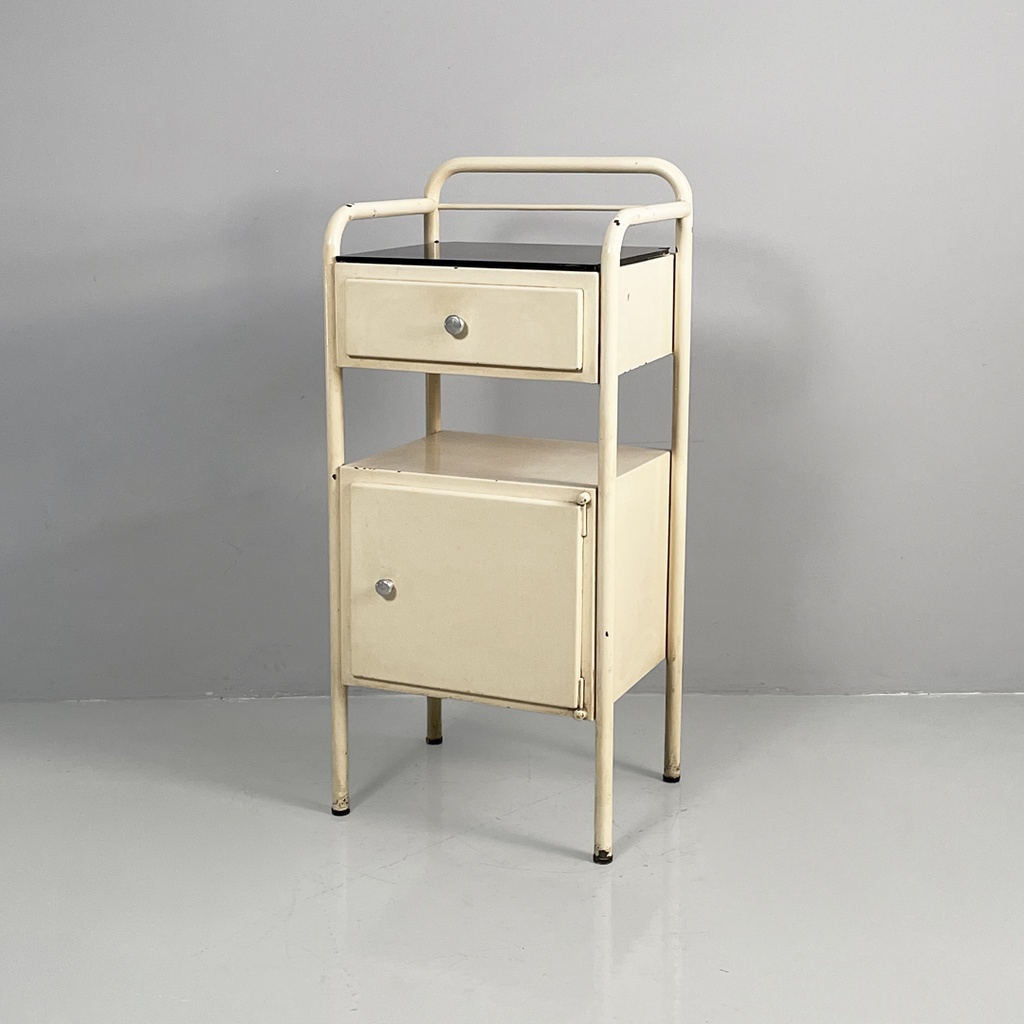 Sideboard in ferro e vetro, 1940 ca.