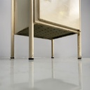 Sideboard in ferro e vetro, 1940 ca.