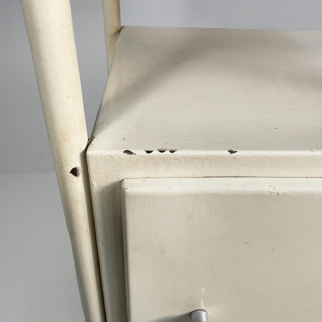 Sideboard in ferro e vetro, 1940 ca.