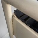 Sideboard in ferro e vetro, 1940 ca.