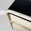 Sideboard in ferro e vetro, 1940 ca.