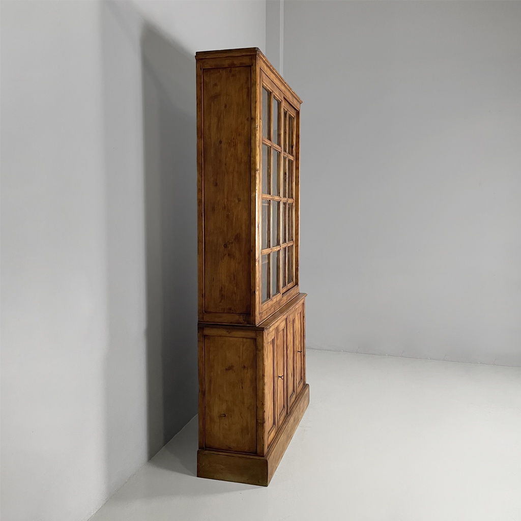 Credenza in legno e vetro, 1930 ca. 