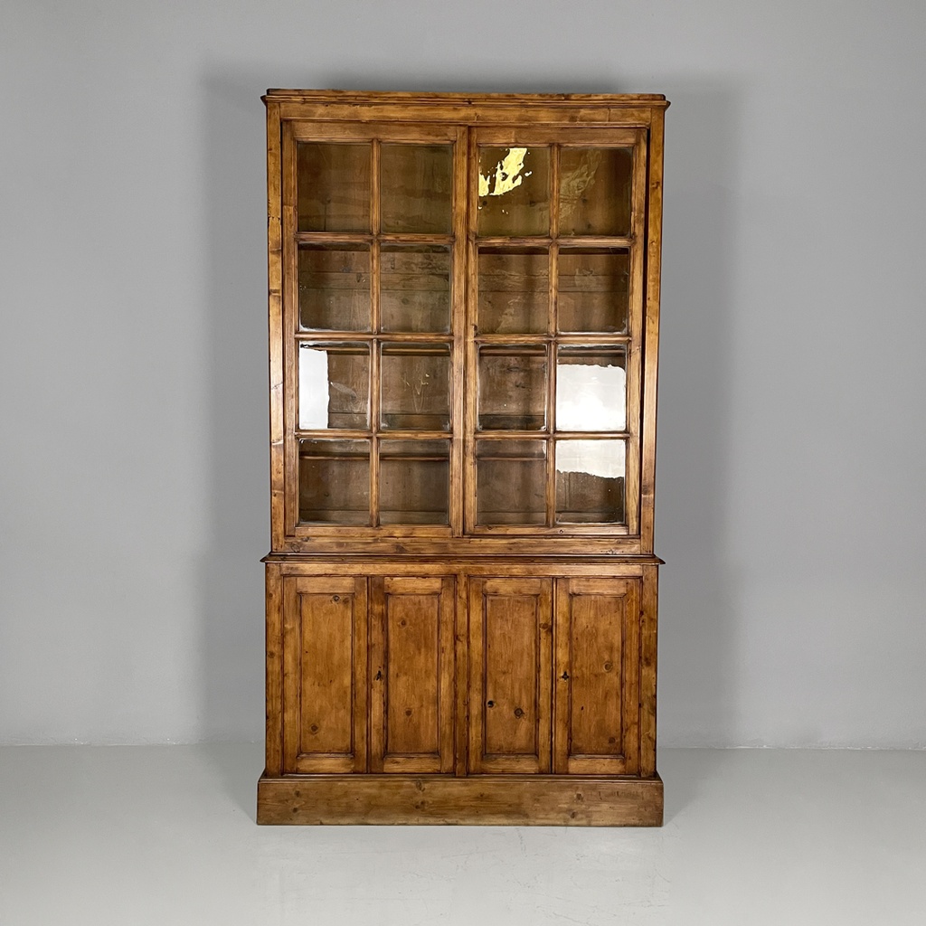 Credenza in legno e vetro, 1930 ca. 