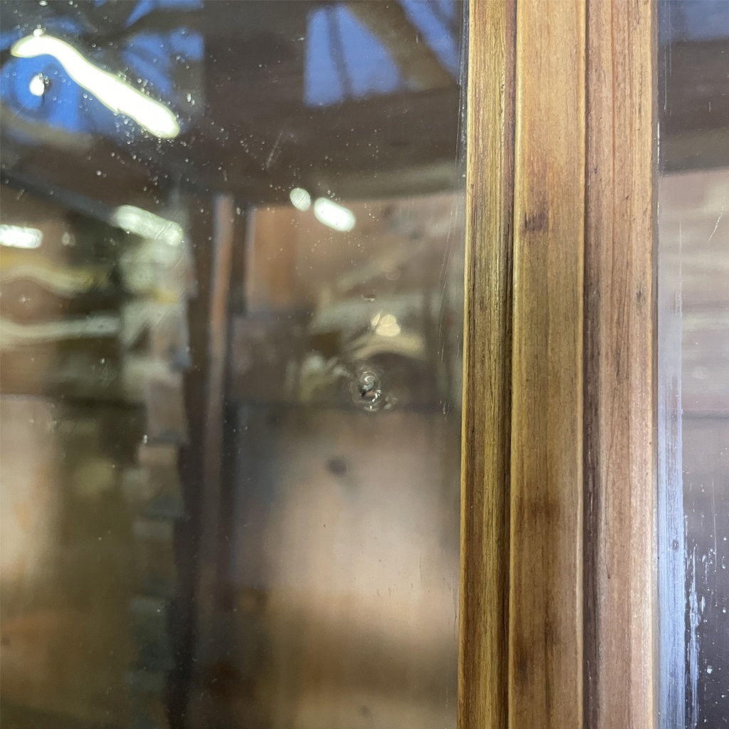 Credenza in legno e vetro, 1930 ca. 