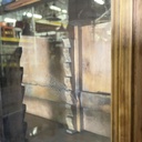 Credenza in legno e vetro, 1930 ca. 