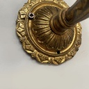 Applique in ottone e vetro, 1930 ca.