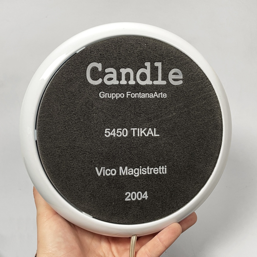 Lampada da tavolo Tikal di Vico Magistretti per Candle, 2004