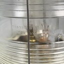 Lampada da nave in legno, vetro e metallo, 1950 ca.