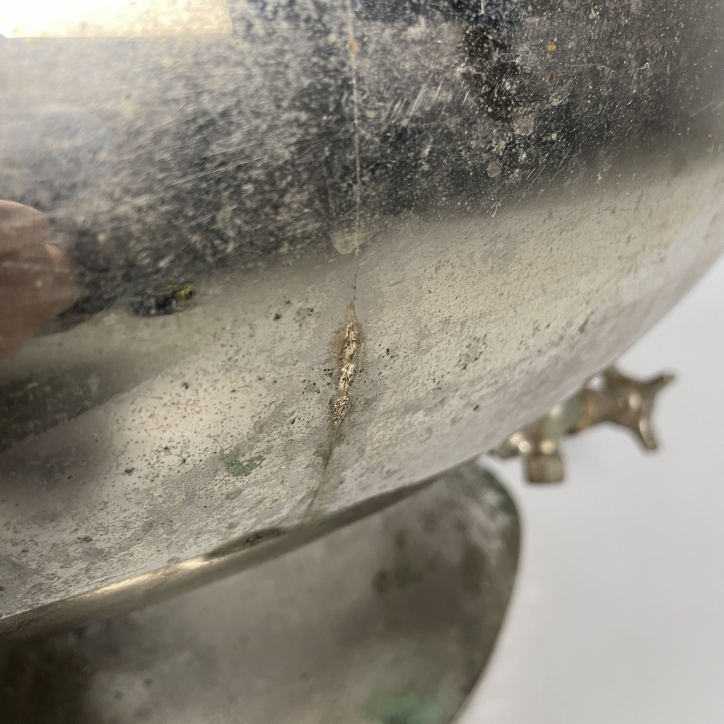 Distributore di selz in acciaio, 1930 ca.