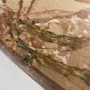 Tavolo da pranzo in legno e marmo, 1930 ca. 