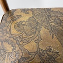 Piedistallo in pelle e bambù, 1930 ca.