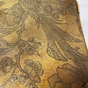 Piedistallo in pelle e bambù, 1930 ca.