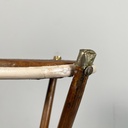 Piedistallo in pelle e bambù, 1930 ca.