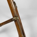 Piedistallo in pelle e bambù, 1930 ca.