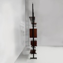 Libreria in legno e metallo, 1960 ca.