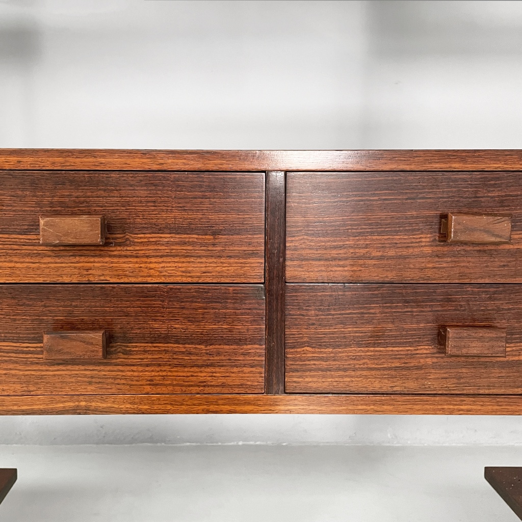 Libreria in legno e metallo, 1960 ca.