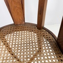 Sedia a pozzetto in legno e paglia, 1930 ca.