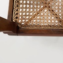 Sedia a pozzetto in legno e paglia, 1930 ca.